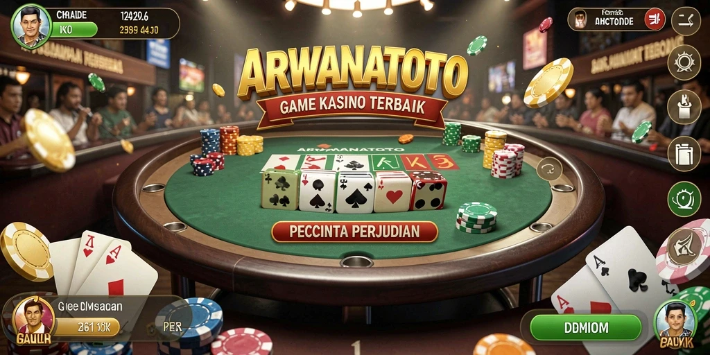 Tampilan gameplay seru dan mendebarkan di ARWANATOTO.