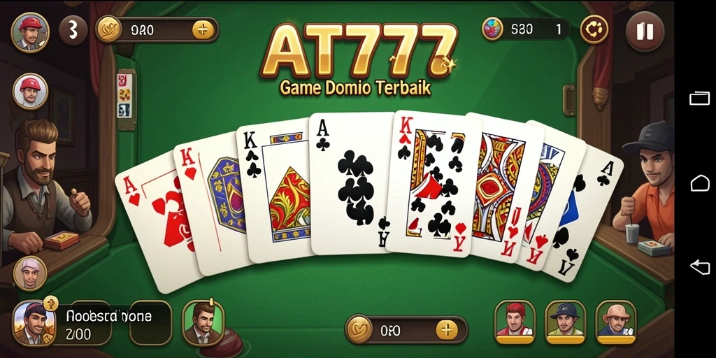 Gameplay Domino seru dengan desain grafis yang menarik.