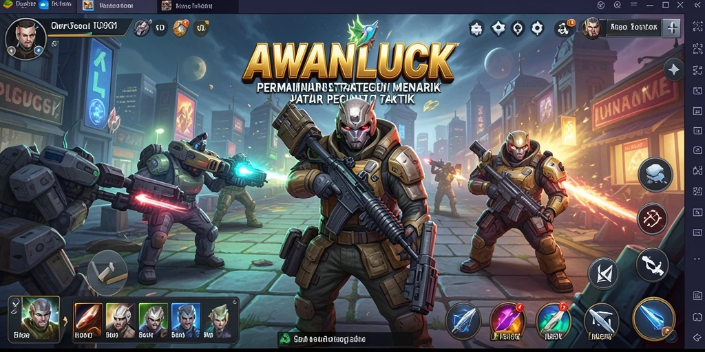 Tangkapan layar dari gameplay <strong>AWANLUCK</strong> yang menampilkan taktik yang seru.