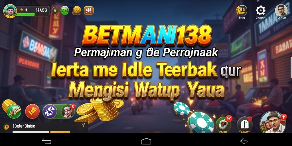 Tampilan gameplay BETMAN138 dengan karakter lucu dan pengumpulan otomatis.