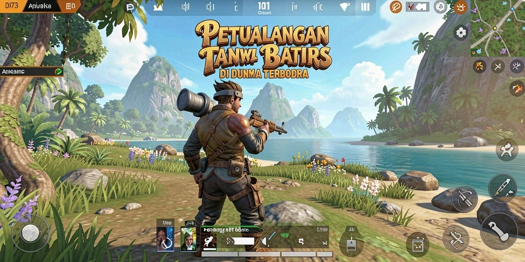 Tangkapan layar D73 menampilkan pengalaman gameplay Open World yang mendalam.