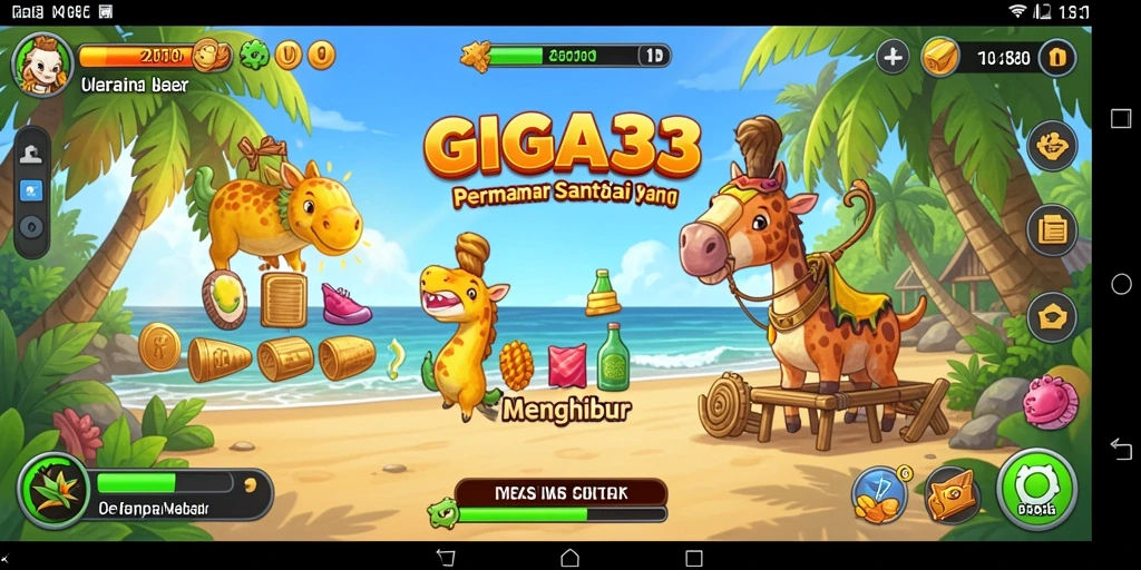 Tampilan menarik dari game GIGA33 yang menghibur.