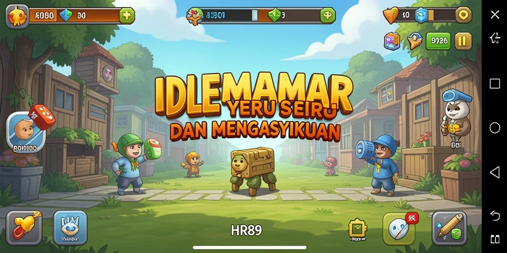 Tampilan gameplay HR89 yang menakjubkan dan mengasyikkan untuk dimainkan.
