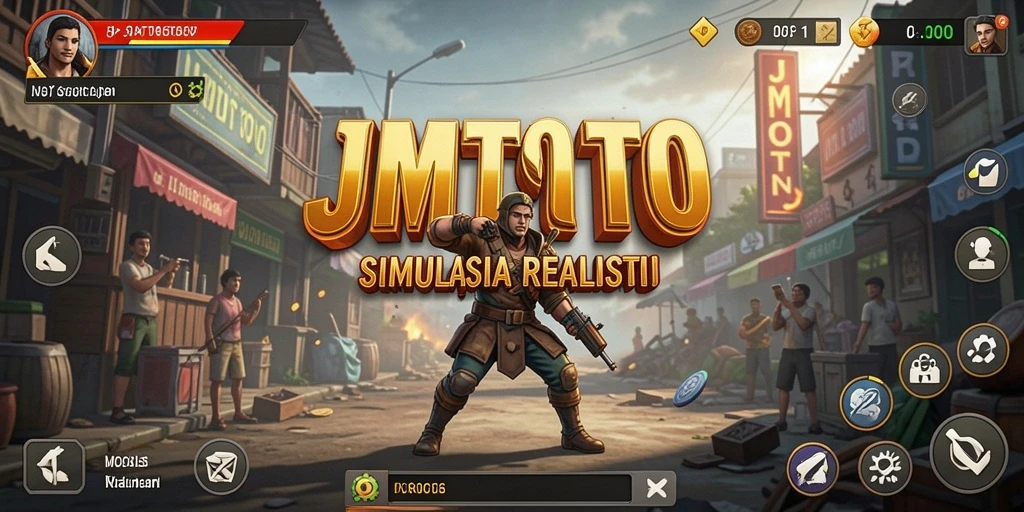 Screenshot gameplay JMTOTO yang menampilkan simulasi yang mendalam dan interaktif.
