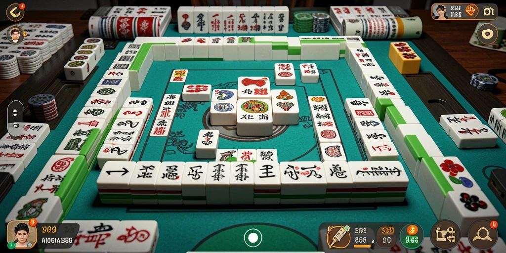 Tampilan gameplay JUARA288 yang menarik saat bermain Mahjong.