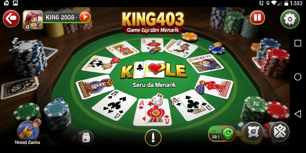 Tampilan gameplay KING403 yang seru dan interaktif.