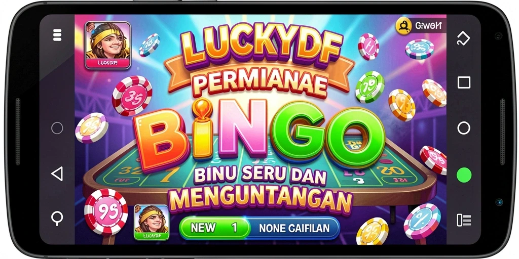 Gameplay seru LUCKYDF dengan berbagai pilihan Bingo.