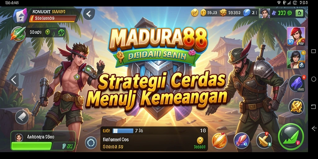 Tampilan menarik dalam gameplay strategi di MADURA88.