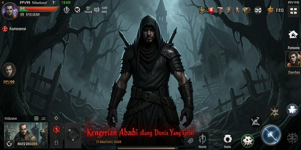 Gameplay PPV99 yang menegangkan dan memikat dalam suasana gelap.