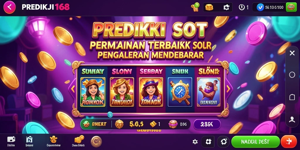 Tampilan menarik dari gameplay PREDIKSI168 dengan mesin Slot yang seru.