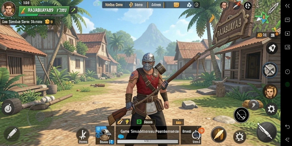 Tampilan mendetail dari gameplay RAJABUAYA89 yang penuh tantangan.