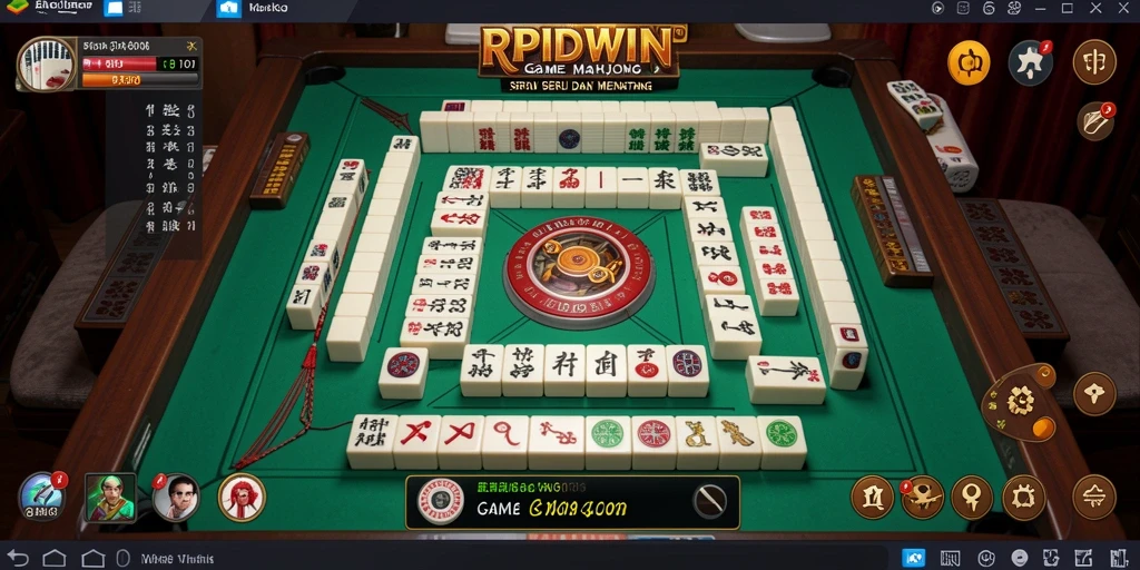 Tampilan gameplay Mahjong yang menarik di RPIDWIN.
