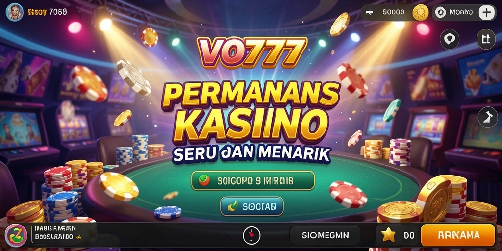 Tangkapan layar VO777 menampilkan gameplay Kasino yang menegangkan dan seru.