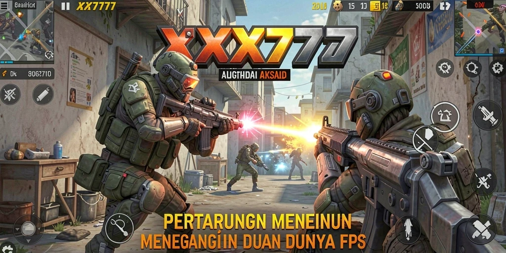 Gameplay intens di XXX777 dengan aksi menembak yang mendebarkan.